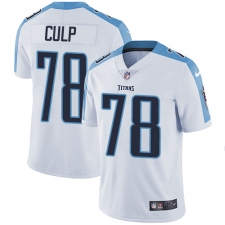 Youth Nike Tennessee Titans #78 Curley Culp Elite White NFL Jersey