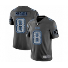 Men's Tennessee Titans #8 Marcus Mariota Limited Gray Static Fashion Limited Football Jersey
