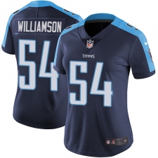 Women's Nike Tennessee Titans #54 Avery Williamson Elite Navy Blue Alternate NFL Jersey