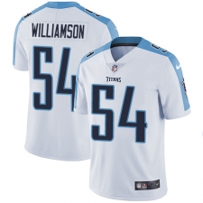 Youth Nike Tennessee Titans #54 Avery Williamson Elite White NFL Jersey