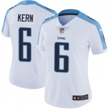 Women's Nike Tennessee Titans #6 Brett Kern Elite White NFL Jersey