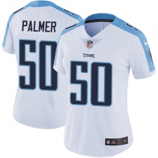 Women's Nike Tennessee Titans #50 Nate Palmer Elite White NFL Jersey