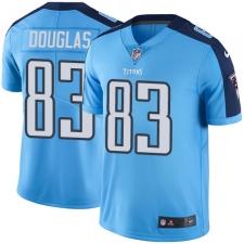 Youth Nike Tennessee Titans #83 Harry Douglas Elite Light Blue Team Color NFL Jersey