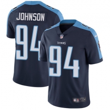 Youth Nike Tennessee Titans #94 Austin Johnson Navy Blue Alternate Vapor Untouchable Limited Player NFL Jersey