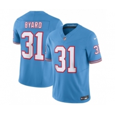 Men's Nike Tennessee Titans #31 Kevin Byard Light Blue 2023 F.U.S.E. Vapor Limited Throwback Stitched Football Jersey