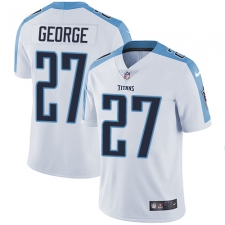 Youth Nike Tennessee Titans #27 Eddie George Elite White NFL Jersey