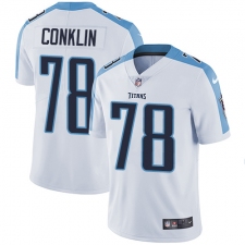 Youth Nike Tennessee Titans #78 Jack Conklin Elite White NFL Jersey