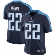 Youth Nike Tennessee Titans #22 Derrick Henry Elite Navy Blue Alternate NFL Jersey