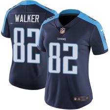 Women's Nike Tennessee Titans #82 Delanie Walker Elite Navy Blue Alternate NFL Jersey