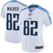 Women's Nike Tennessee Titans #82 Delanie Walker Elite White NFL Jersey