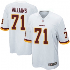Men's Nike Washington Redskins #71 Trent Williams Game White NFL Jersey