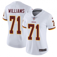 Women's Nike Washington Redskins #71 Trent Williams Elite White NFL Jersey