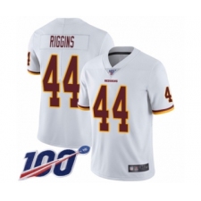 Men's Washington Redskins #44 John Riggins White Vapor Untouchable Limited Player 100th Season Football Jersey