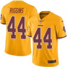 Youth Nike Washington Redskins #44 John Riggins Limited Gold Rush Vapor Untouchable NFL Jersey