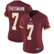 Women's Nike Washington Redskins #7 Joe Theismann Elite Burgundy Red Team Color NFL Jersey