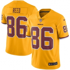Youth Nike Washington Redskins #86 Jordan Reed Limited Gold Rush Vapor Untouchable NFL Jersey