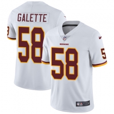 Youth Nike Washington Redskins #58 Junior Galette Elite White NFL Jersey