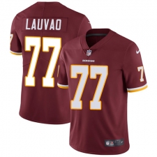 Youth Nike Washington Redskins #77 Shawn Lauvao Elite Burgundy Red Team Color NFL Jersey