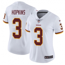 Women's Nike Washington Redskins #3 Dustin Hopkins Elite White NFL Jersey