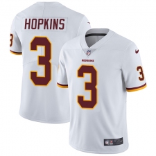 Youth Nike Washington Redskins #3 Dustin Hopkins Elite White NFL Jersey