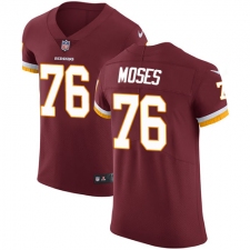 Men's Nike Washington Redskins #76 Morgan Moses Elite Burgundy Red Team Color NFL Jersey