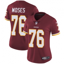 Women's Nike Washington Redskins #76 Morgan Moses Elite Burgundy Red Team Color NFL Jersey