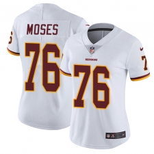 Women's Nike Washington Redskins #76 Morgan Moses Elite White NFL Jersey