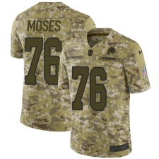 Youth Nike Washington Redskins #76 Morgan Moses Limited Camo 2018 Salute to Service NFL Jersey