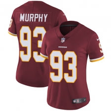 Women's Nike Washington Redskins #93 Trent Murphy Elite Burgundy Red Team Color NFL Jersey