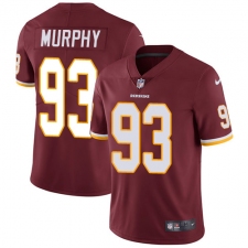 Youth Nike Washington Redskins #93 Trent Murphy Elite Burgundy Red Team Color NFL Jersey