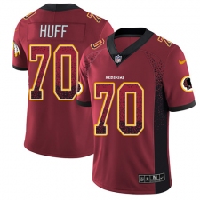 Men's Nike Washington Redskins #70 Sam Huff Limited Red Rush Drift Fashion NFL Jersey