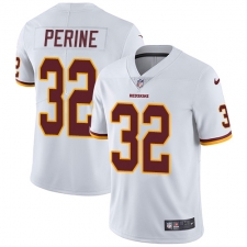 Men's Nike Washington Redskins #32 Samaje Perine White Vapor Untouchable Limited Player NFL Jersey
