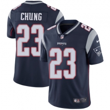 Youth Nike New England Patriots #23 Patrick Chung Navy Blue Team Color Vapor Untouchable Limited Player NFL Jersey