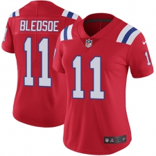 Women's Nike New England Patriots #11 Drew Bledsoe Red Alternate Vapor Untouchable Limited Player NFL Jersey