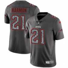 Youth Nike New England Patriots #21 Duron Harmon Gray Static Untouchable Limited NFL Jersey