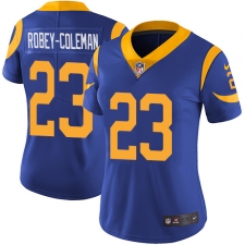 Women's Nike Los Angeles Rams #23 Nickell Robey-Coleman Elite Royal Blue Alternate NFL Jersey