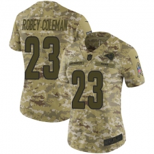 Women's Nike Los Angeles Rams #23 Nickell Robey-Coleman Limited Camo 2018 Salute to Service NFL Jersey