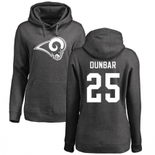 NFL Women's Nike Los Angeles Rams #25 Lance Dunbar Ash One Color Pullover Hoodie