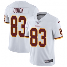 Youth Nike Washington Redskins #83 Brian Quick White Vapor Untouchable Limited Player NFL Jersey