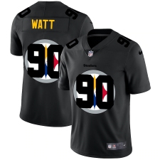 Men's Pittsburgh Steelers #90 T. J. Watt Black Nike Black Shadow Edition Limited Jersey