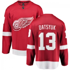 Men's Detroit Red Wings #13 Pavel Datsyuk Fanatics Branded Red Home Breakaway NHL Jersey