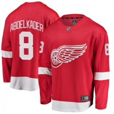 Men's Detroit Red Wings #8 Justin Abdelkader Fanatics Branded Red Home Breakaway NHL Jersey