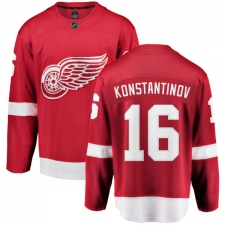 Men's Detroit Red Wings #16 Vladimir Konstantinov Fanatics Branded Red Home Breakaway NHL Jersey