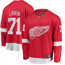 Men's Detroit Red Wings #71 Dylan Larkin Fanatics Branded Red Home Breakaway NHL Jersey