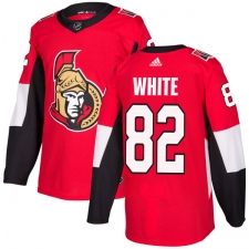 Youth Adidas Ottawa Senators #82 Colin White Authentic Red Home NHL Jersey