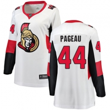 Women's Ottawa Senators #44 Jean-Gabriel Pageau Fanatics Branded White Away Breakaway NHL Jersey