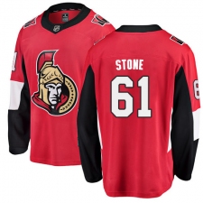 Youth Ottawa Senators #61 Mark Stone Fanatics Branded Red Home Breakaway NHL Jersey
