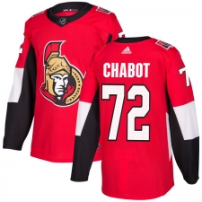 Youth Adidas Ottawa Senators #72 Thomas Chabot Authentic Red Home NHL Jersey