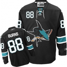 Youth Reebok San Jose Sharks #88 Brent Burns Authentic Black Third NHL Jersey