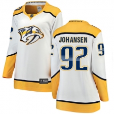 Women's Nashville Predators #92 Ryan Johansen Fanatics Branded White Away Breakaway NHL Jersey